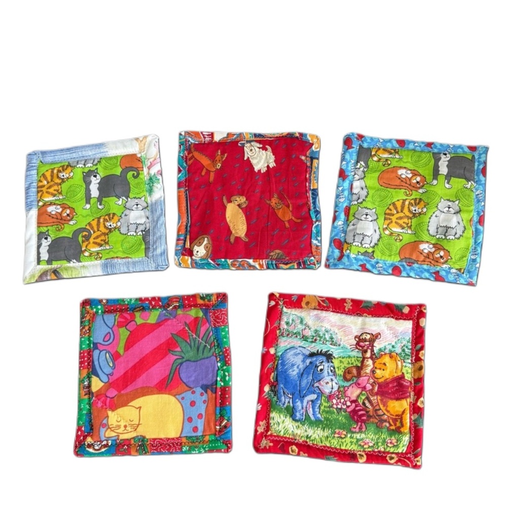 Bundle of 5 Handmade Potholders